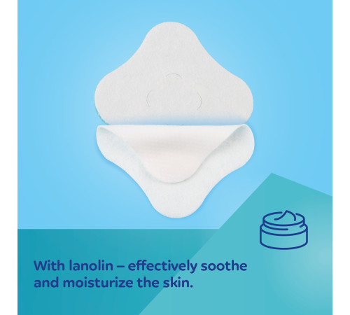 canpol 1/656 absorbante calmante pentru sâni din hidrogel cu lanolină (8 buc.)