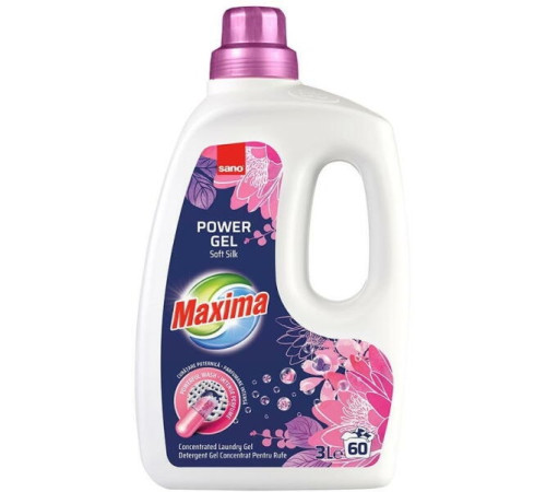 Produse chimice de uz casnic in Moldova sano maxima detergent gel de rufe "soft silk" (3 l.) 993239