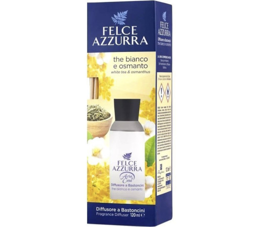 Бытовая химия в Молдове paglieri Аромадиффузор с палочками "the bianco e osmanto" (120мл) 32592