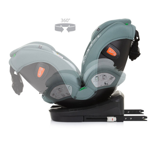 chipolino scaun auto "i-size isofix 360 volare" stkvlr02404pg (40-150 cm.) pastel green