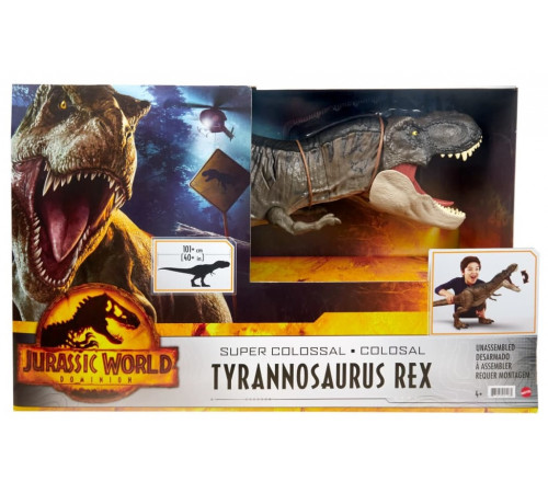  jurassic world hbk73 Фигурка динозавра "Большой Тиранозавр Рекс"