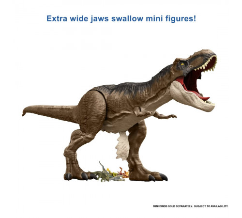 jurassic world hbk73 Фигурка динозавра "Большой Тиранозавр Рекс"