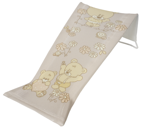 tega baby suport textil pentru baie "ursulet" ms-026-119 bej