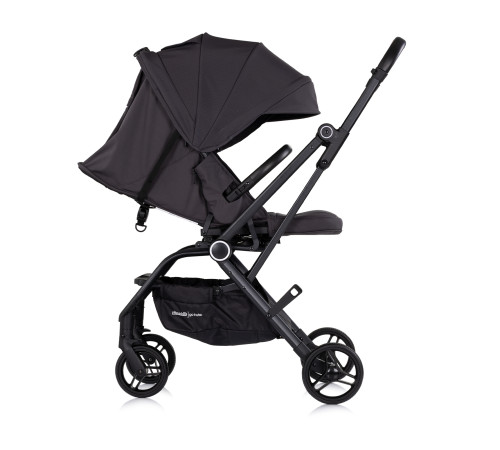 chipolino lkgt02601ch cărucior 360 "go twist" negru