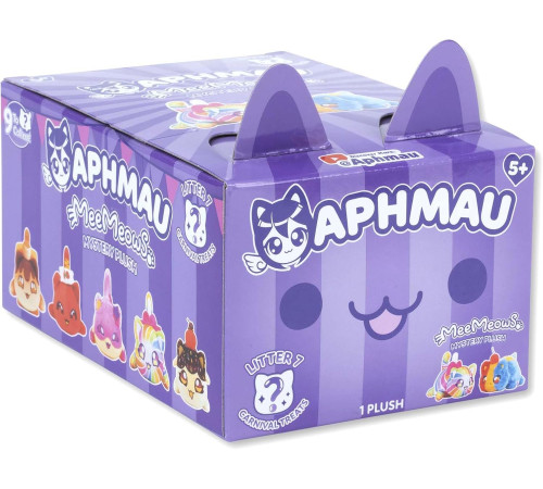 aphmau 6027a jucărie de pluș surpriză meemeow s7 (15 cm)