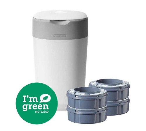 tommee tippee Система для утилизации подгузников + 4 кассеты  "sangenic twist&click" tt0110