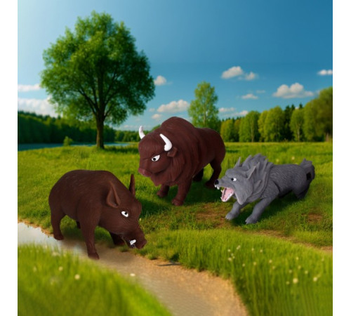 sbabam 1/cn25 figurina elastica surpriza "animalele ucrainei"