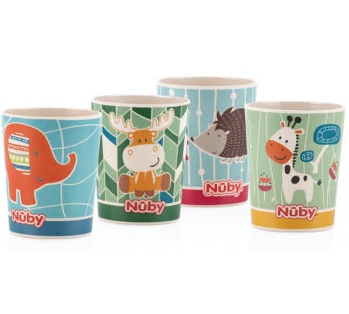 nuby id5618 Чашка bamboo&maize (12м+) 270мл.