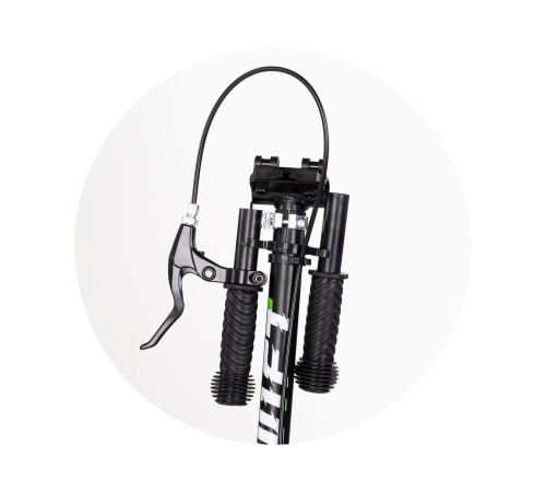 chipolino dsswi0261bk trotinetă cu fr&acirc;nă de m&acirc;nă "swift" (8+) negru