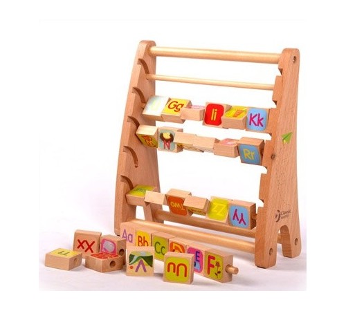  classic world 3539  abacus-alfabet din lemn