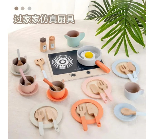 73092 set de tac&acirc;muri din lemn pentru copii