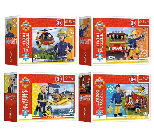 trefl 56030 Пазлы Мини-Макси "Пожарный Сэм" (20 эл.) в асс.