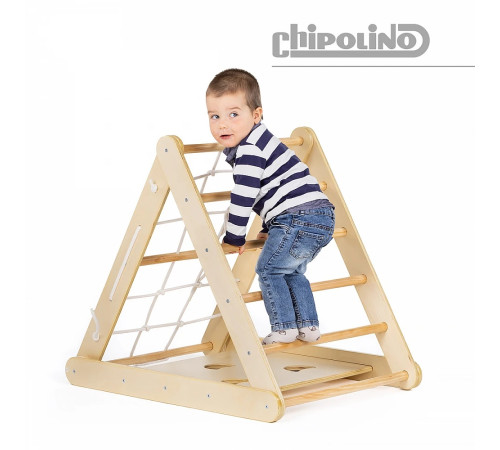 chipolino wtchce02403 Деревянный игровой центр 6 в 1(горка, качели и скалодром)