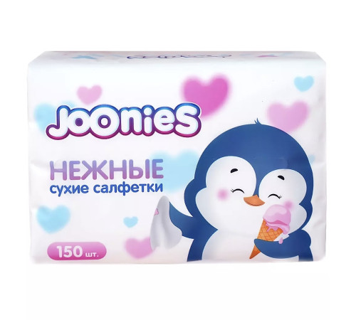  joonies Салфетки сухие нежные (150 шт.)