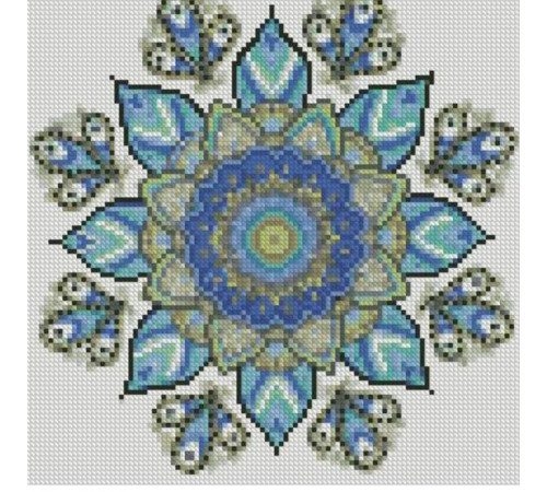  strateg leo ca-0066 Алмазная мозаика "Узор самопознания" (30 x 30 см.)