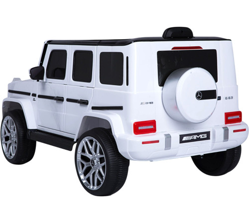 chipolino eljg63m251w mașinuță electrică suv mercedes amg g63 alb