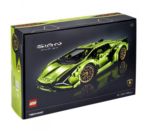 lego technic 42115 Конструктор "lamborghini sian fkp 37" (3696 дет.)