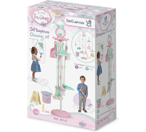 Детский магазин в Кишиневе в Молдове decuevas 40141 Набор для уборки "ocean fantas" (13 ед.)