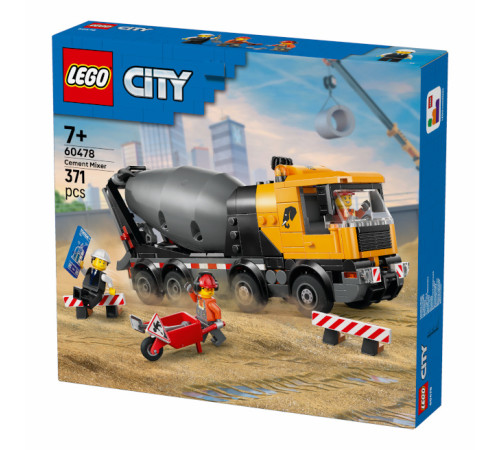 Детский&nbsp;магазин в Кишиневе в Молдове lego city 60478 Конструктор "Бетономешалка" (371 дет.)