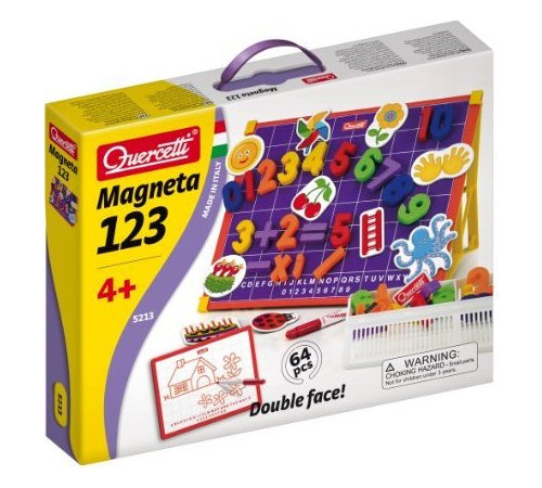  quercetti 5213 tabla magnetica cu cifre "123" (64 buc.)