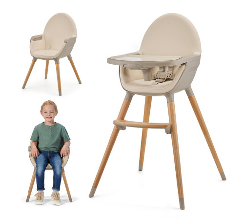 kinderkraft Стульчик для кормления fini 2 (бежевый)