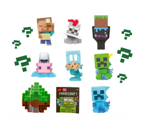 mattel minecraft hxt64 Фигурка-сюрприз "Яйцо-трансформер"