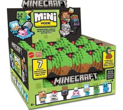 mattel minecraft hxt64 Фигурка-сюрприз "Яйцо-трансформер"