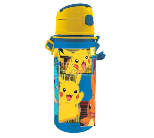 kids licensing pk00033 sticla pentru apa aluminiu "pokemon" (600 ml.)