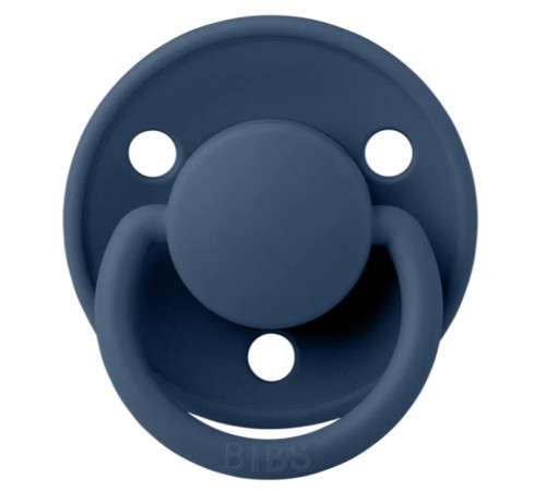  bibs suzeta rotunda din silicon de lux (0-36 luni) steel blue 
