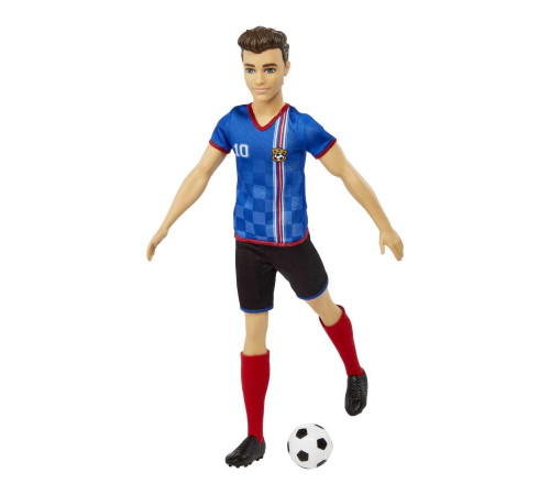 barbie hcn15 papusa ken "jucator de fotbal" seria "pot deveni"