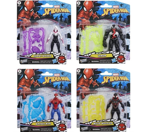 Jucării pentru Copii - Magazin Online de Jucării ieftine in Chisinau Baby-Boom in Moldova spider-man g2718 figurină de acțiune "marvel spider-man actionverse"  (11,4 cm) in sort.