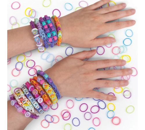 nebulous stars 11212 set pentru crearea brățărilor "rainbow loom: besties forever"