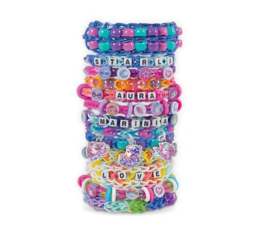 nebulous stars 11212 set pentru crearea brățărilor "rainbow loom: besties forever"