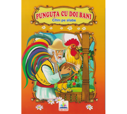 carte carton. citim pe silabe. "punguta cu doi bani"(ro)