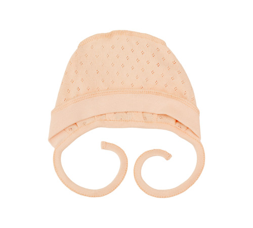 Haine pentru copii in Moldova Minikin 25150543 Căciulă cu legături "Frunză ajurata" (m.43) piersic Haine pentru copii in Moldova minikin 25150543 căciulă cu legături "frunză ajurata" (m.43) piersic