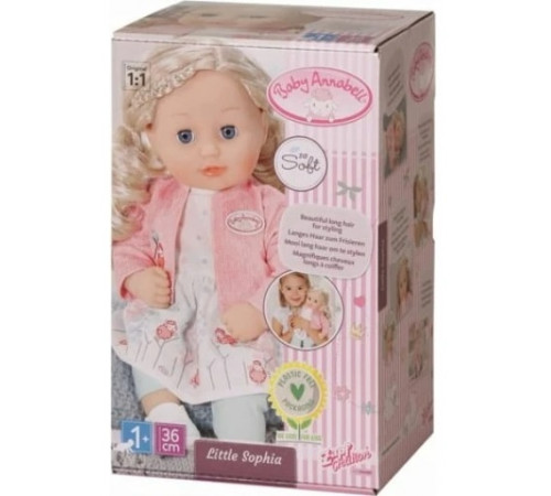 zapf creation 706480 păpuşă baby annabell sophia" (36 cm.)