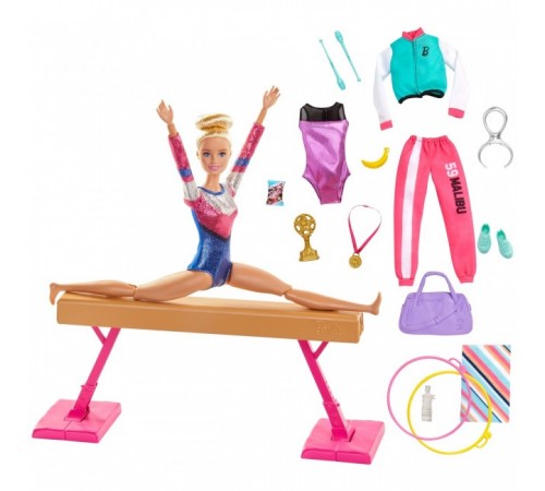  barbie gjm72 set de joc "gimnasta"