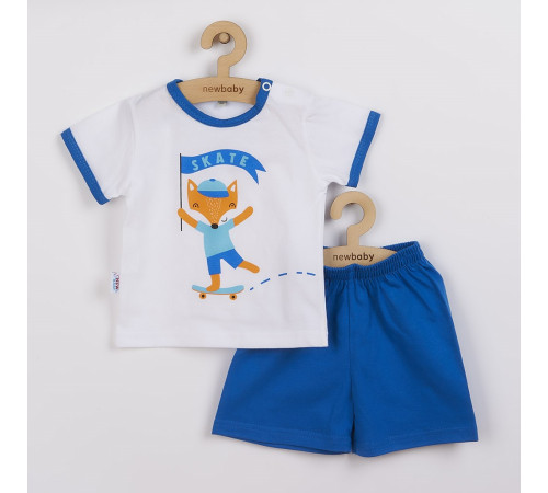  new baby 39191 costum 2 un (tricou+pantaloni scurți) fox  68cm (3-6luni)