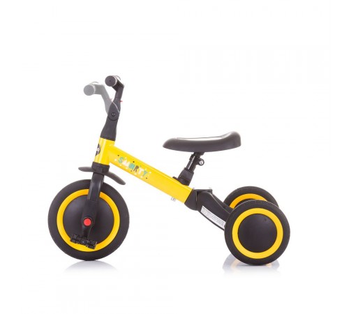 chipolino Трёхколесный велосипед  smarty 2-в-1 trksm0202ye жёлтый