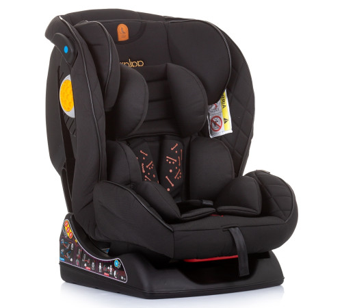 Cadeira Auto 360 Isofix grupo 0+/1-2-3 Chipolino Techno Ebony