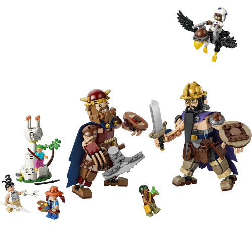 lego one piece 75644 constructor "dorry vs brogy &ndash; giganții din micuța grădină" (733 el.)