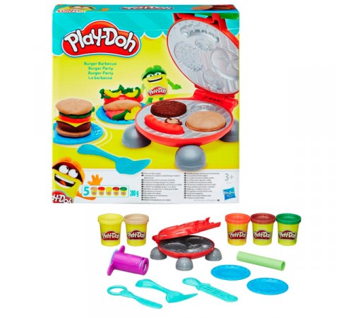 play-doh b5521 set de jocuri "burger grill"