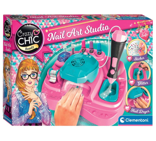 as kids 1022-18730 set de manichiură crazy chic "nail studio" 