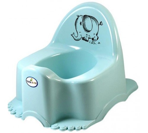  tega baby Горшок ЭКО "Слон" sl-001-140 голубой