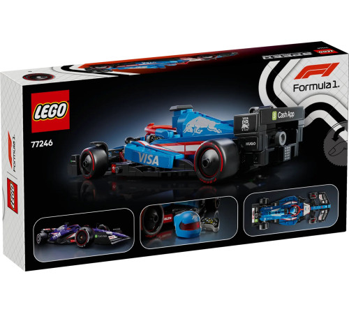 lego speed champions 77246 constructor "visa cash app rb vcarb 01 f1 race car" (248 el.)