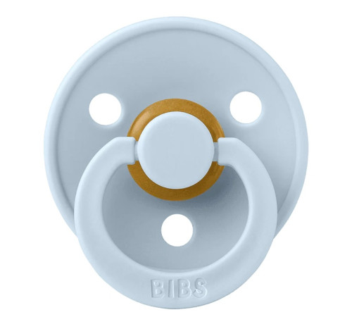  bibs suzeta anatomica din latex color m (6-18 luni) baby blue