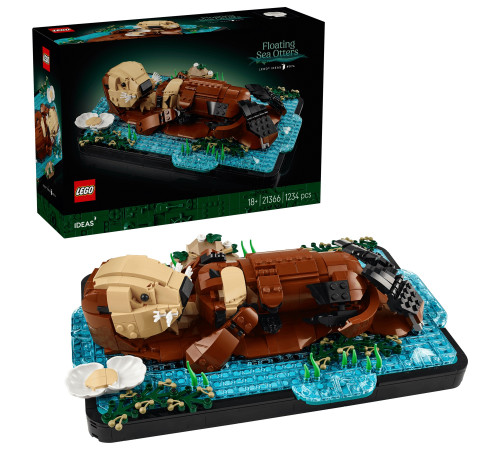 lego ideas 21366 constructor "vidre plutind pe apă" (1234 el.)