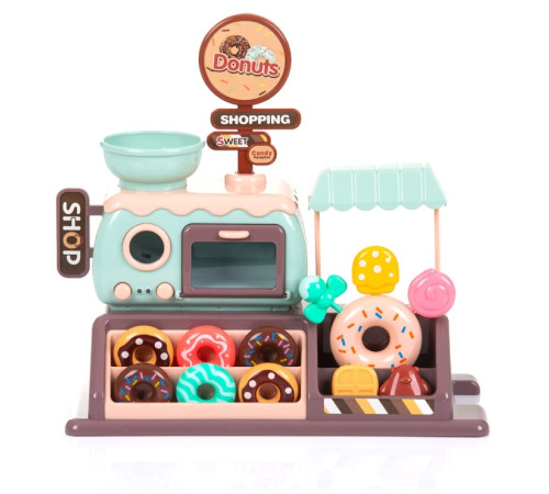 chipolino set de joc "magazin de gogoși" dipk002403ds (34 articole)