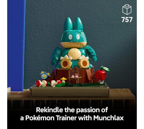 lego pok&eacute;mon 72150 constructor "munchlax" (757 el.)
