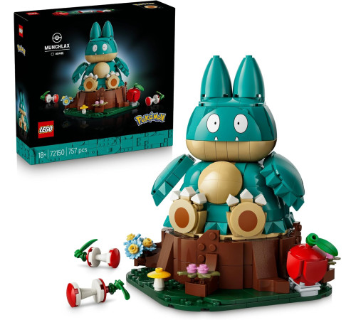 lego pok&eacute;mon 72150 constructor "munchlax" (757 el.)